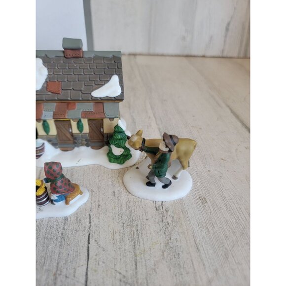 Dept 56 58395 tending the new calves village accessory xmas - Picture 4 of 9